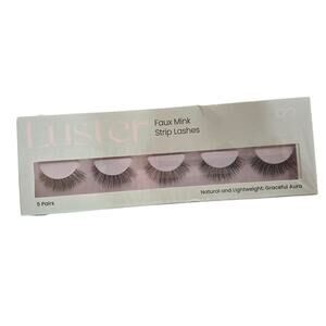 Luster False Eyelashes - 5 Pairs - Lightweight & Reusable